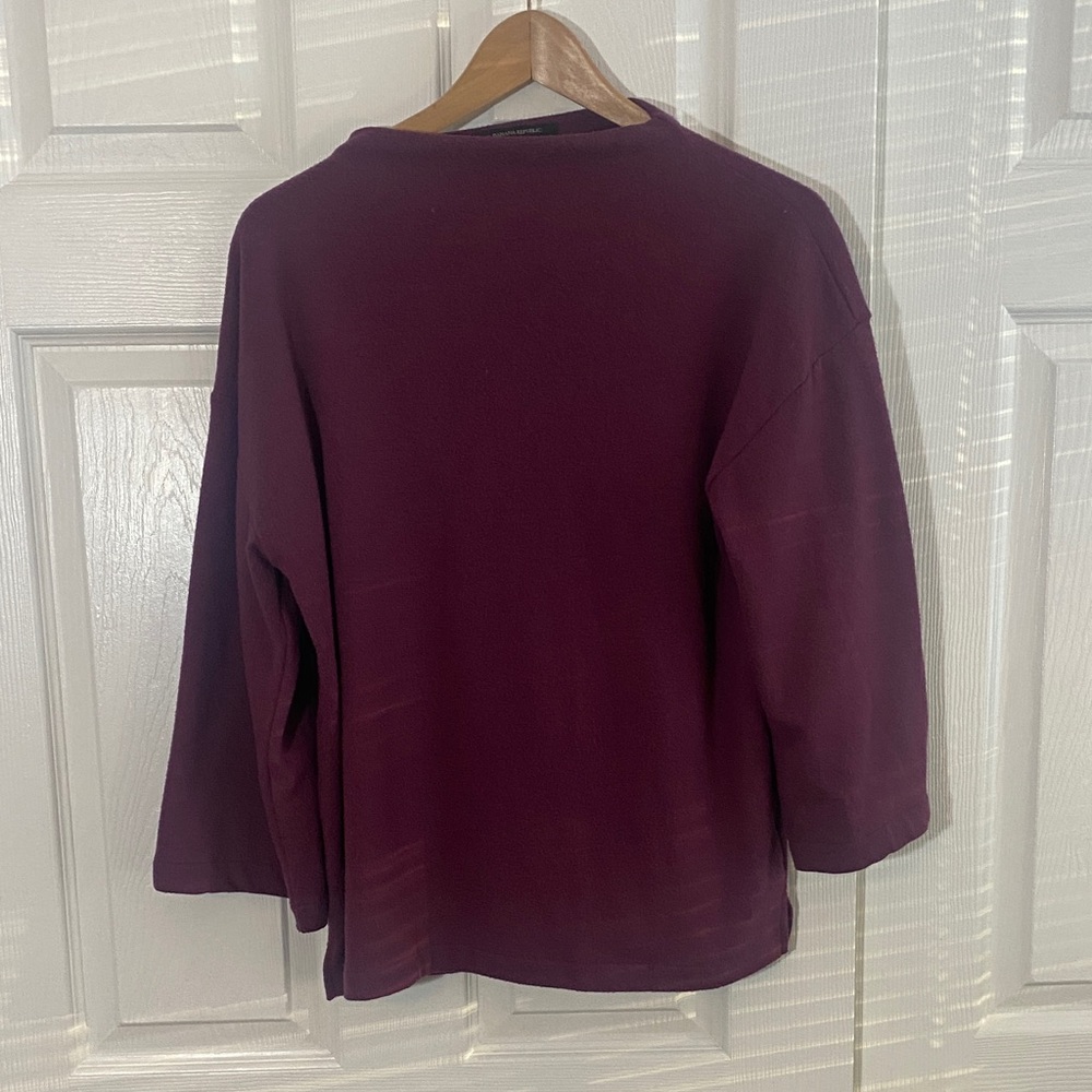 Banana Republic Deep purple M Long Sleeve Top